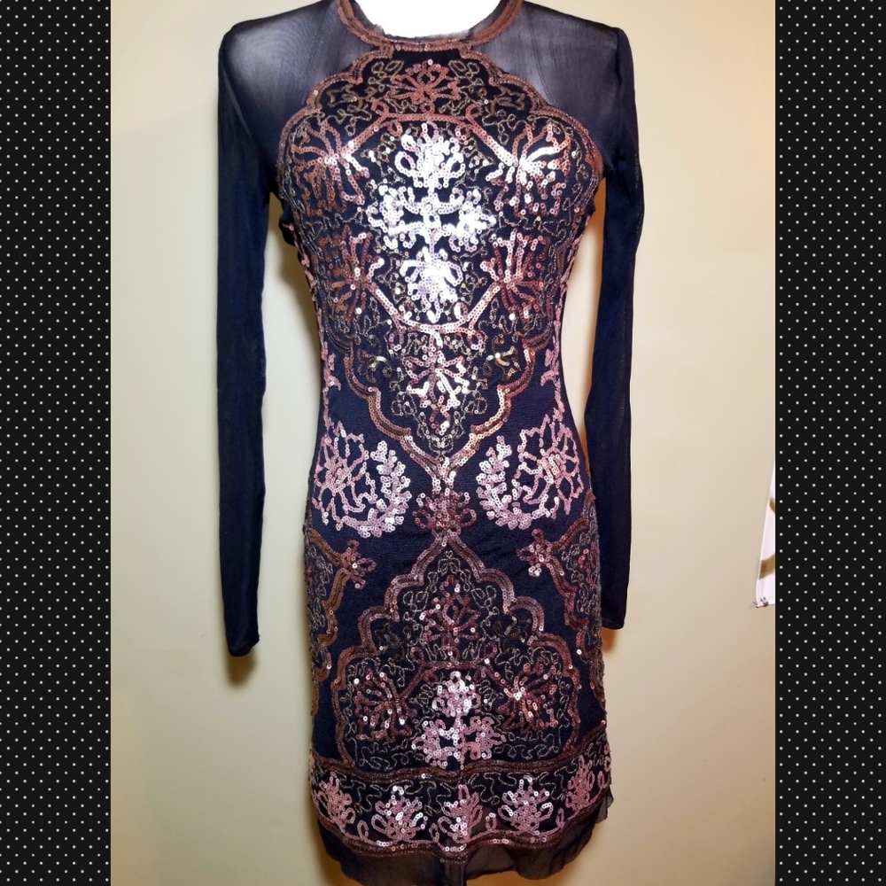 Chelsea & Violet Sequined Dress, Size XS